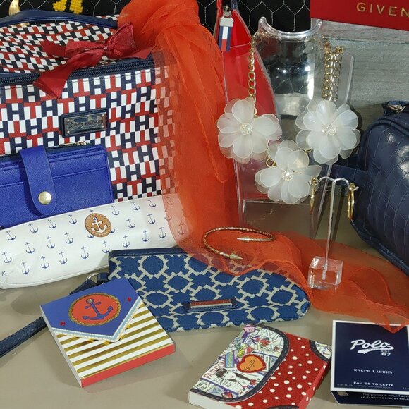 Versace Beauty Bag Ralph Lauren Brighton Nautical Note Jewelry More - Picture 5 of 10